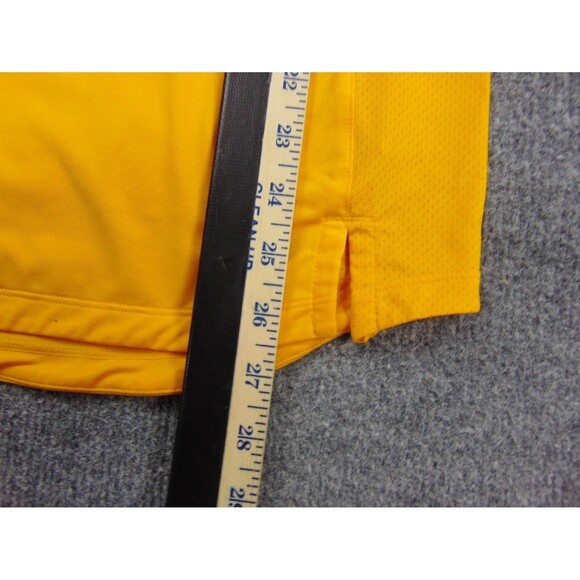Kennesaw State Owls Shirt Mens Med Yellow Polo Adidas - Picture 6 of 9